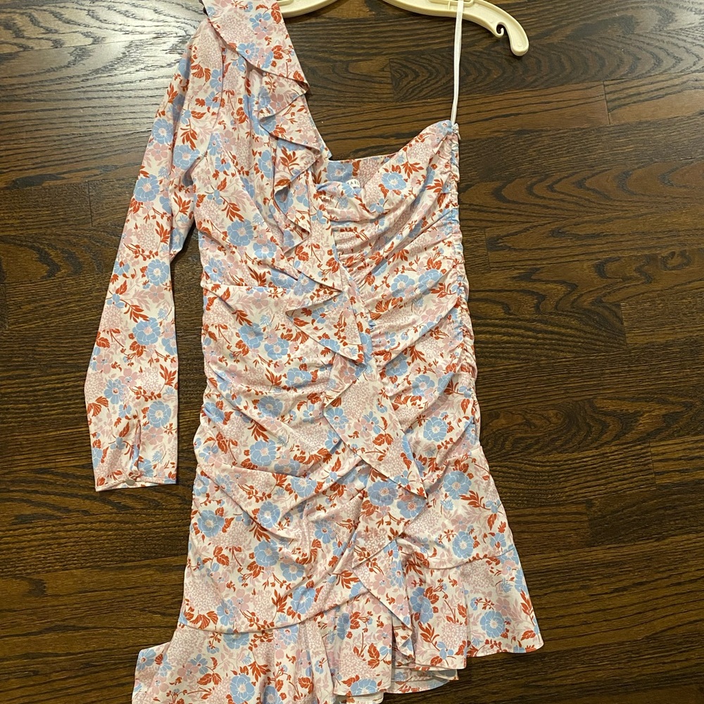 NWOT Veronica Beard one-shoulder ruffle dress - 4